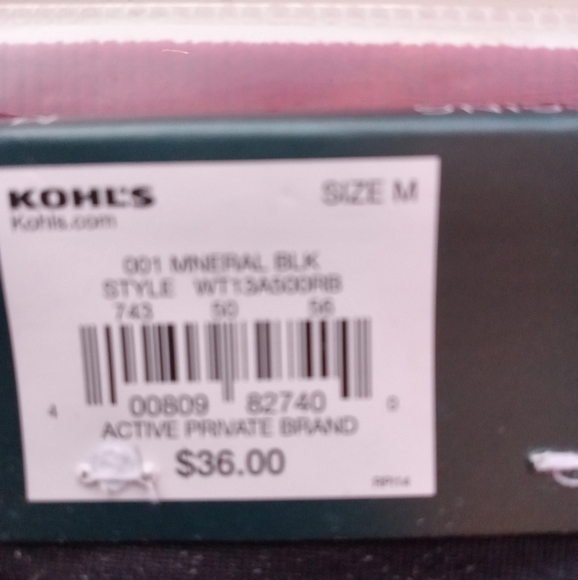 NEW.  TEK GEAR WORKOUT LEGGINGS   SIZE MEDIUM.  NWT - Picture 5 of 5